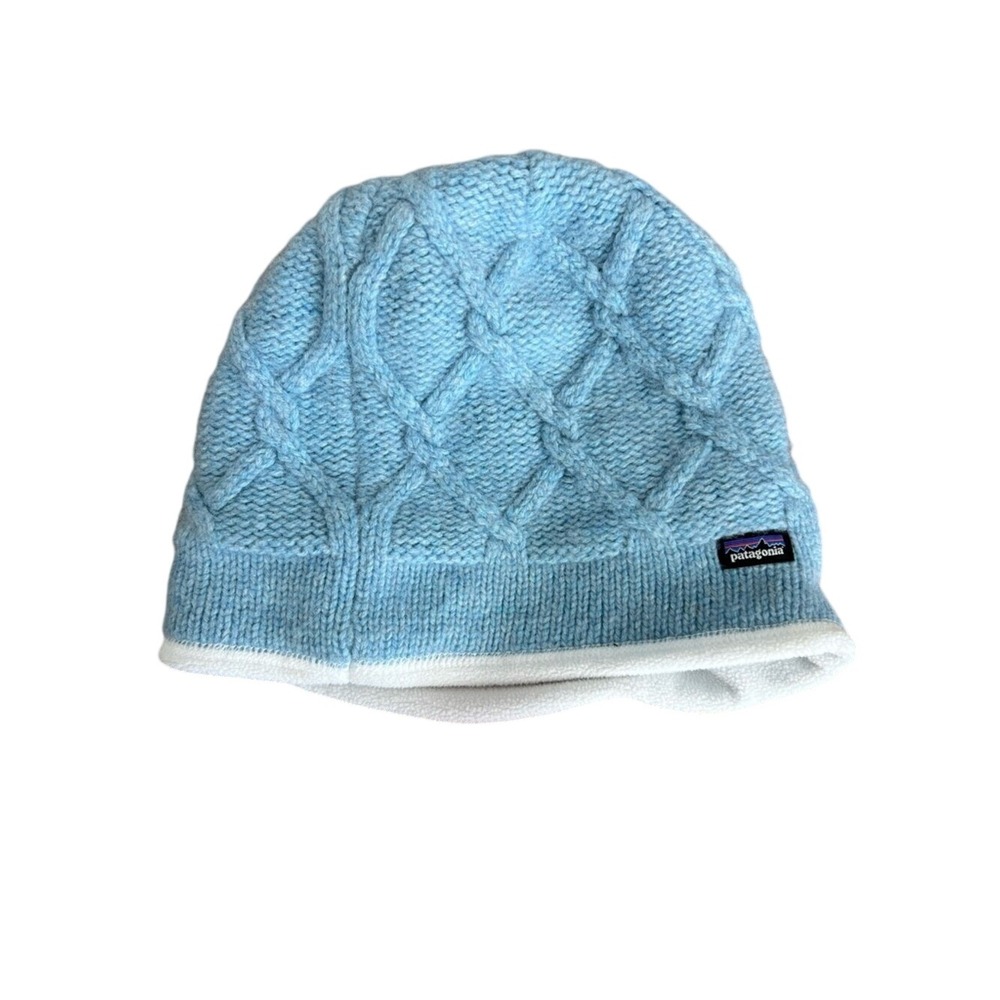 Patagonia Blue Knit Beanie